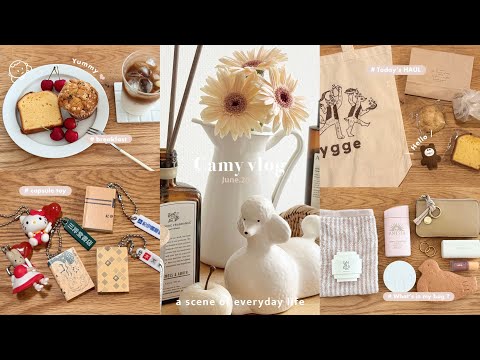 ［ vlog ］朝6時起床🌤️朝活して生産的な一日を過ごしたい大人の一人暮らし🐈🥞| 休日モーニングルーティン| 読書とカフェとガチャガチャetc..