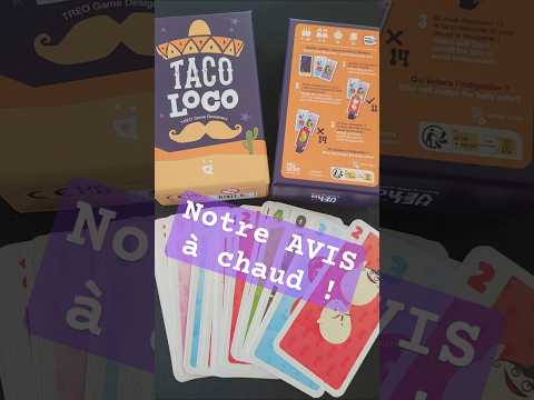 TACO LOCO ! Un jeu de Tacos ? Avis