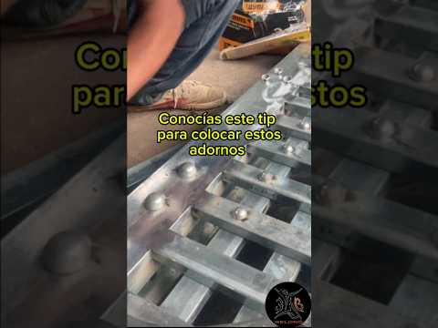 Increíble tip para colocar estos adornos #comosehace #welding #tips #welder #gatedesign #soldadura