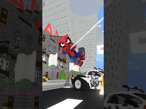 Monster School: Baby Zombie Turns Into Spiderman - Minecraft Animation #shorts