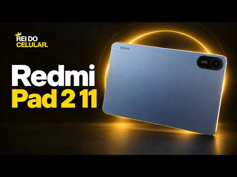 Redmi Pad 2 11 pol.: 9.000 mAh em 7,36 mm, tela 2.5K e Dolby Atmos | Rei do Celular