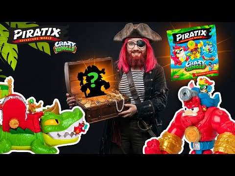 Otwieram WIELKI SKARB ✨ PIRATIX Crazy Jungle 🌴 SASZETKI NIESPODZIANKI