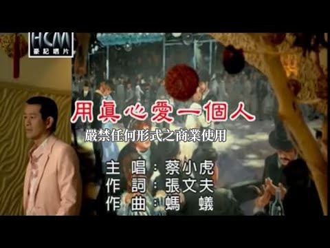 蔡小虎-用真心愛一個人(官方KTV版)