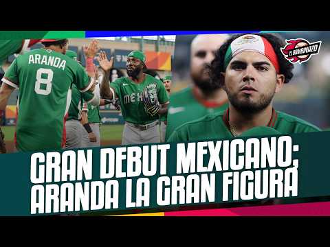 MEXICO TIENE INICIO GANADOR EN EL CLÁSICO MUNDIAL; JONATHAN ARANDA EL MVP CON PODER🔥