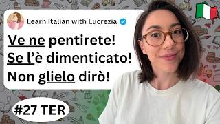 Italian Lesson for Extra Practice with 'Pronomi Combinati' 🇮🇹 Lesson 27 TER (in ITA with Subtitles)