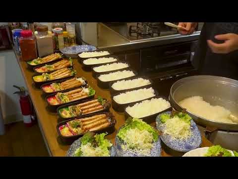 男のトンカツ弁当