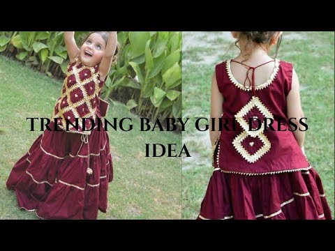 Latest trending baby girl dress designs 👗 new trending baby girl dress idea 💡💡 viral dress design