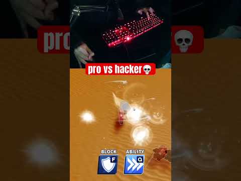 Pro Vs Hacker ๐ #roblox #bladeball