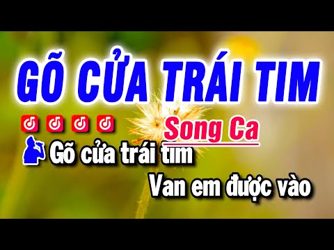 Karaoke Gõ Cửa Trái Tim – Nhạc Sống Song Ca – Beat Bảo Hưng