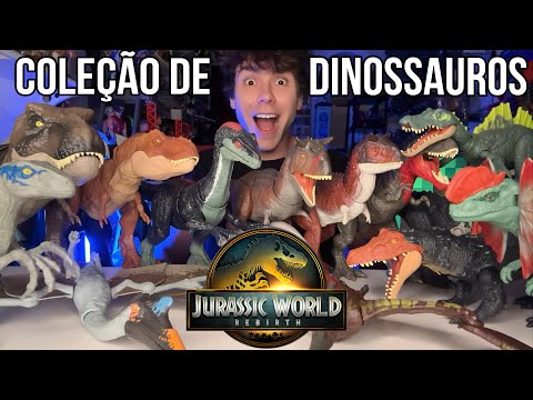 COLEÇÃO DINOSSAUROS JURASSIC WORLD RECOMEÇO, DOMÍNIO, REINO AMEAÇADO E MUITO MAIS! PETER TOYS