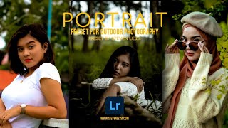 Lightroom Mobile Preset Outdoor Potrait Photography Tutorial 2021