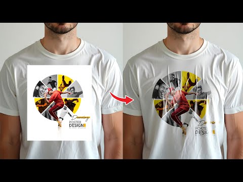 How to add Design or Logo on T-shirt in Adobe Photoshop