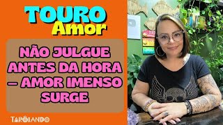 TOURO♉ AMOR❤ NÃO JULGUE ANTES DA HORA — O Universo Revela Um AMOR IMENSO! 🌌🦋💞