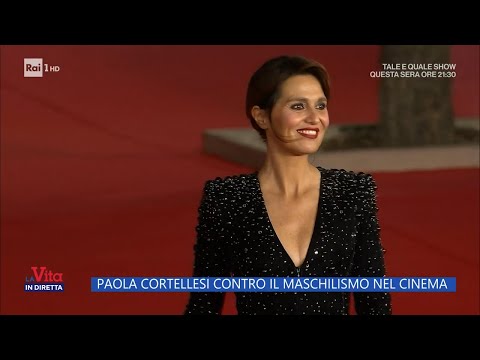 Paola Cortellesi contro il maschilismo nel cinema - La Vita in diretta - 20/10/2023