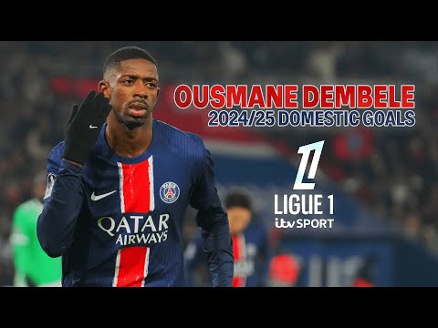 18 Goals In 11 Games For PSG's Latest Star ⭐️ | Ousmane Dembele Domestic Goals 2024/25 | ITV Sport