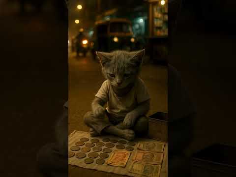 Brave Poor Cat Saves His Mother from Danger 🐱💔 | Heart-Touching Story