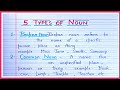 Types of Nouns and Their Functions