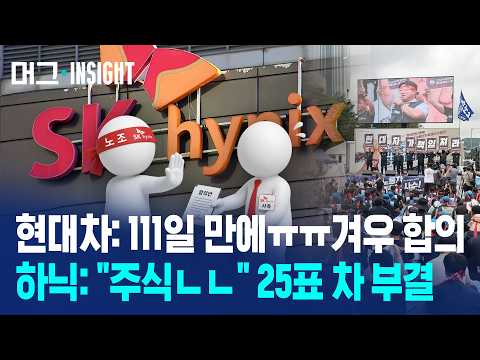 현대차는 웃고 SK하이닉스는 뒤집혔다…같은 날 정반대 결과 / 머그인사이트 / 비디오머그