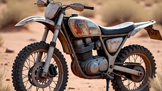 Full Old broken mountain bike Completely restore old broken motorbike