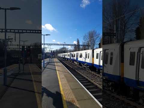 TfL Rail Class 315 838 and 315 856 departing Shenfield for London Liverpool Street