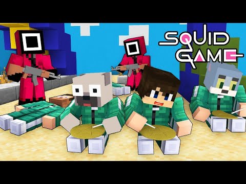 Dani és Kiis Megnyerték A SQUID GAMET A Minecraftban!