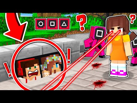 BAZA PRZED LALKĄ ZE SQUID GAME 2 POD CHODNIKIEM W MINECRAFT?! GPLAY & LUMI