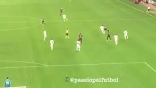 #كلاسيكو الدنيا برشلونة و ريال مدريد الهدف الخامس من مدرجات الكامب نو