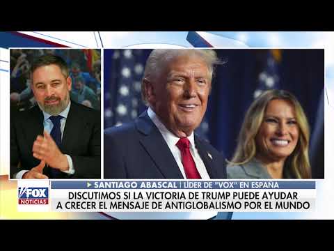 ¡HISTÓRICA entrevista a Santiago Abascal en la FOX! 🇺🇸🇪🇸