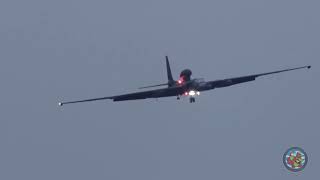 USAF Lockheed U-2S Landing at RAF Fairford after a Mission