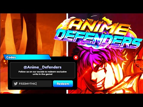 Roblox Anime Defenders - NEW UPDATE 6 (All Codes, Evolutions, and Story)