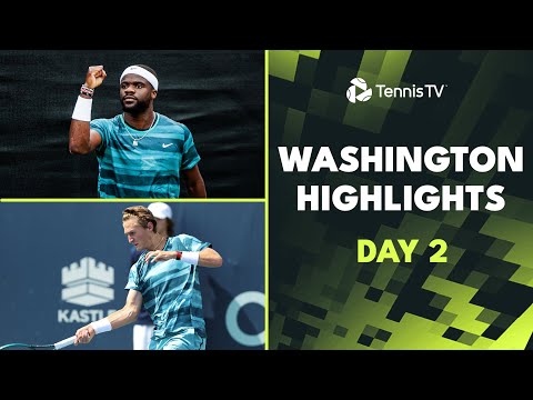 Tiafoe Headlines; Kokkinakis vs Purcell, Korda vs Garin | Washington 2024 Day 2 Highlights