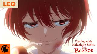 Ele levou uma voadora da capitã da escola 😵‍💫 | Dealing with Mikadono Sisters Is a Breeze