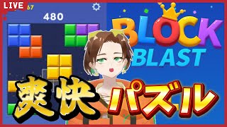【Block Blast】　寝れない人からおはようの人まで。話題のやつしよう。　 #ブロックブラスト #BlockBlast  #ロングキャ