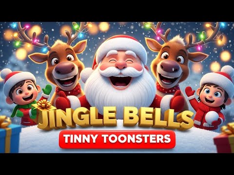 🎅 Jingle Bells Song for Kids | Santa Claus, Reindeer & Snow Fun | Tinny Toonsters 3D Christmas 🎄