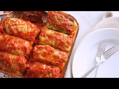 Stuffed Cabbage with Beef and Rice- Everyday Food with Sarah Carey
