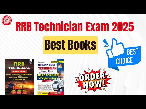 RRB Technician Grade 1 Best Books || RRB Technician Study Materials || RRB Technician Booksa