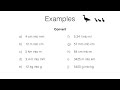 Unit Conversion Problems in Measurement