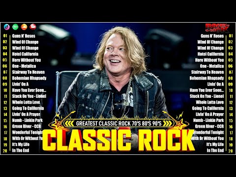 Classic Rock 70s 80s 90s Full Album ️🔥 Nirvana, Metallica, Aerosmith, ACDC, Bon Jovi, U2, GNR, Queen