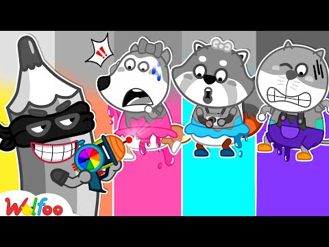 What If Wolfoo Family's Color Was Lost? | Learns Colors for Kids | Wolfoo Family