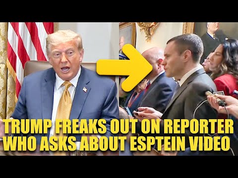 Trump Freaks Out After Reporter Asks Jeffrey Epstein Questions