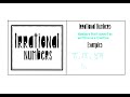 Exploring Rational and Irrational Numbers