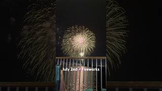 アメリカ独立記念日フライング花火大会🎇#250周年 #アメリカ独立記念日 #july4th