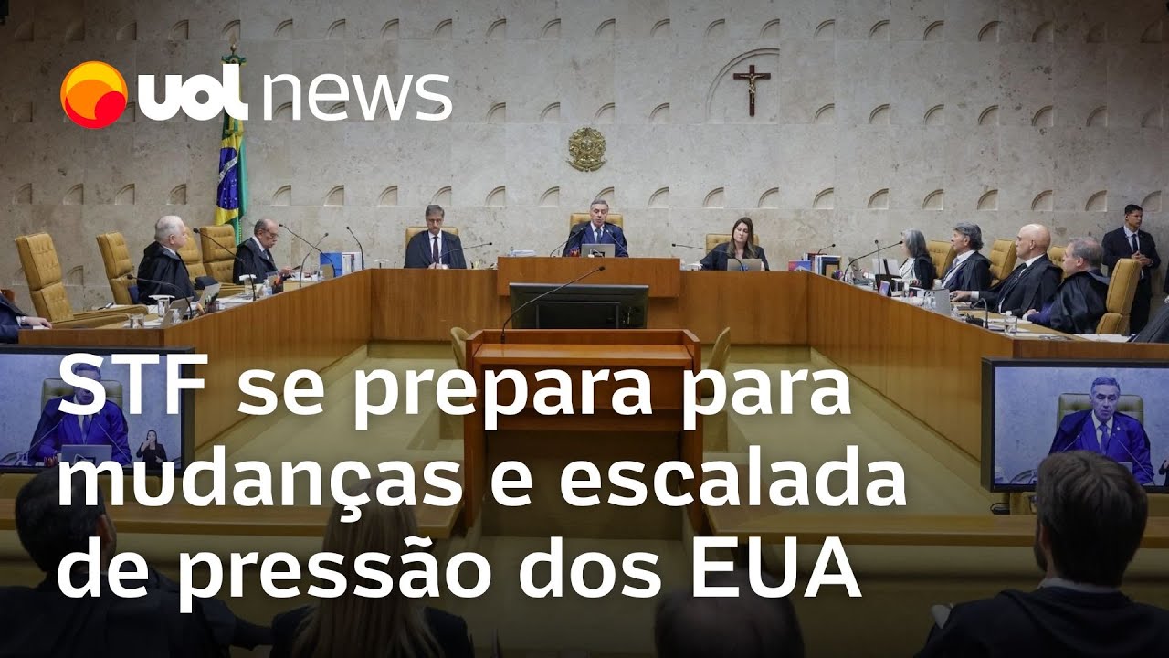STF se prepara para mudanças na corte e escalada de pressão dos EUA