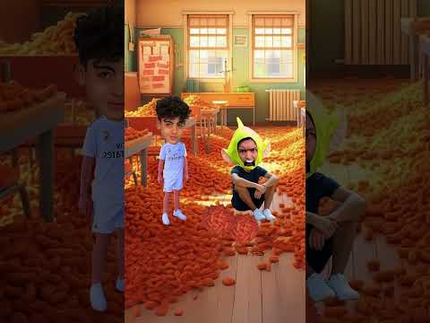 El hijo de Cristiano Ronaldo y Larín Junior se confunden de comida.