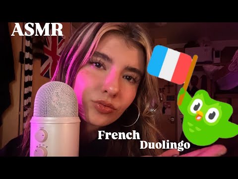 [ASMR] IN FRENCH🇫🇷 (Duolingo pt.4)