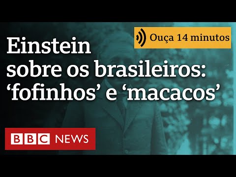 No Brasil, Albert Einstein disse que brasileiros eram 'fofinhos' e comparou povo a 'macacos'