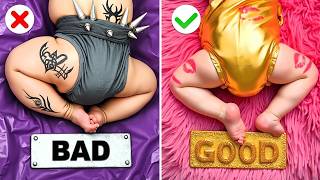 Niño Bueno❤️ vs Niña Mala❤︎ En La Cárcel🏛️ - Situaciones Divertidas & Relatables