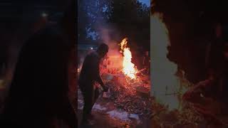母亲的烧纸屋仪式 #王桂珠 My Mother's Burning Paper House Ceremony🙏🙏🙏