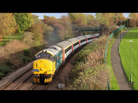 37418 & 50008 on ‘The Saltburn Alternative’ in The North East (22/10/22)