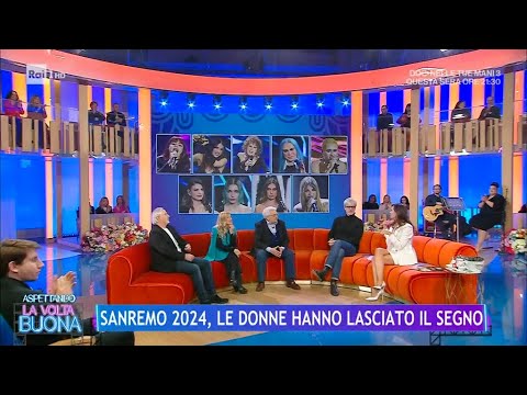 Sanremo 2024, le canzoni più ascoltate dopo il Festival - La Volta Buona 22/02/2024